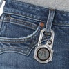 Multi-Purpose Carabiner Watch with Compass for Outdoor Climbing Hiking and