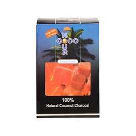 Nour 100% Natural Coconut Charcoal for Hookah 72 Pieces
