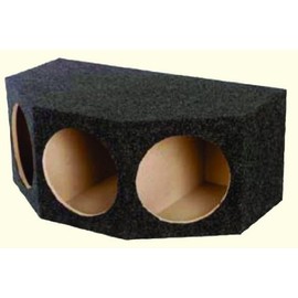 Q Power B123H 12" 3 Hole Car Subwoofer Box QBASS123