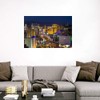 CANVAS ON DEMAND Skyine at Twilight, Las Vegas, Nevada Wall