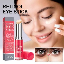 Retinol Eye Stick Cream, Para Ojos Suaviza Las Arrugas Para Ojos Hinchados, Barra Iluminadora de Ojos Para Ojeras, Bálsamo Para Ojos en Barra, Reducción de Líneas Finas, Crema Para Ojos Para Hinchazón