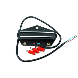 Guyker Alnico 5 Guitar Humbucker Bridge Pickups, Dual Rail Tele Double Rail Pickups 13K Replacement Part for Electric Guitar, TBH2A5