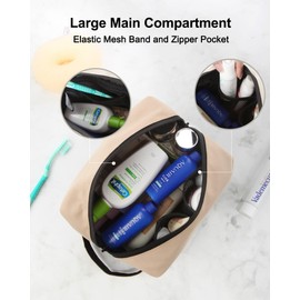 GOX Mens Toiletry Travel Bag Dopp Kit Case Water-resistant Shaving Bag for Toiletries Accessories Portable toiletry bag for Brushes Tools