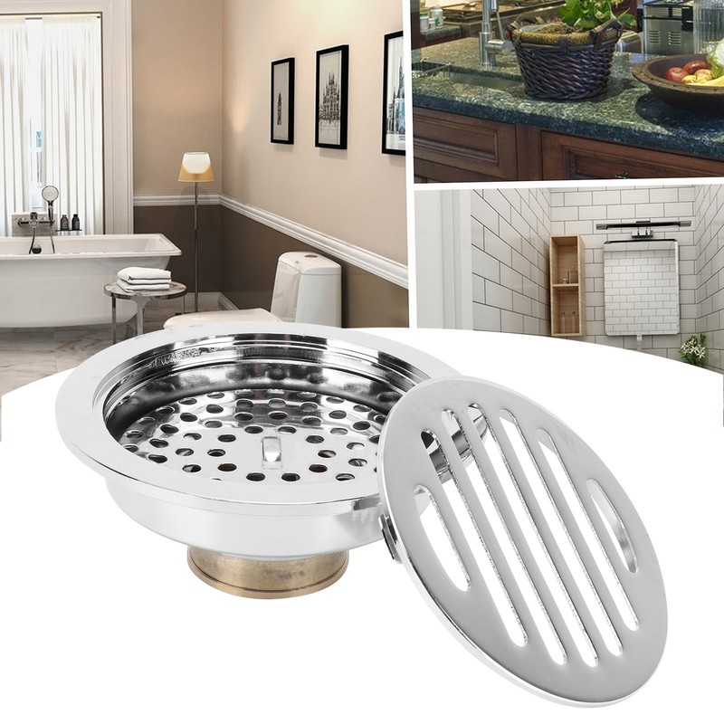 Floor Drain Copper Round Insectproof and Deodorant Floor Drain for