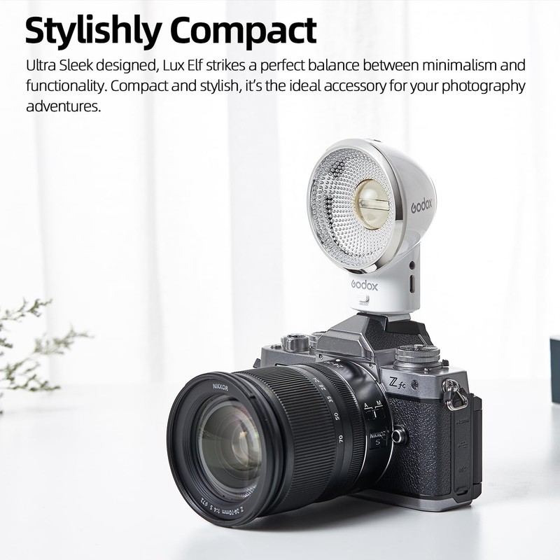 Godox LUX ELF Retro Flash for Canon, Sony, Leica, Fuji,