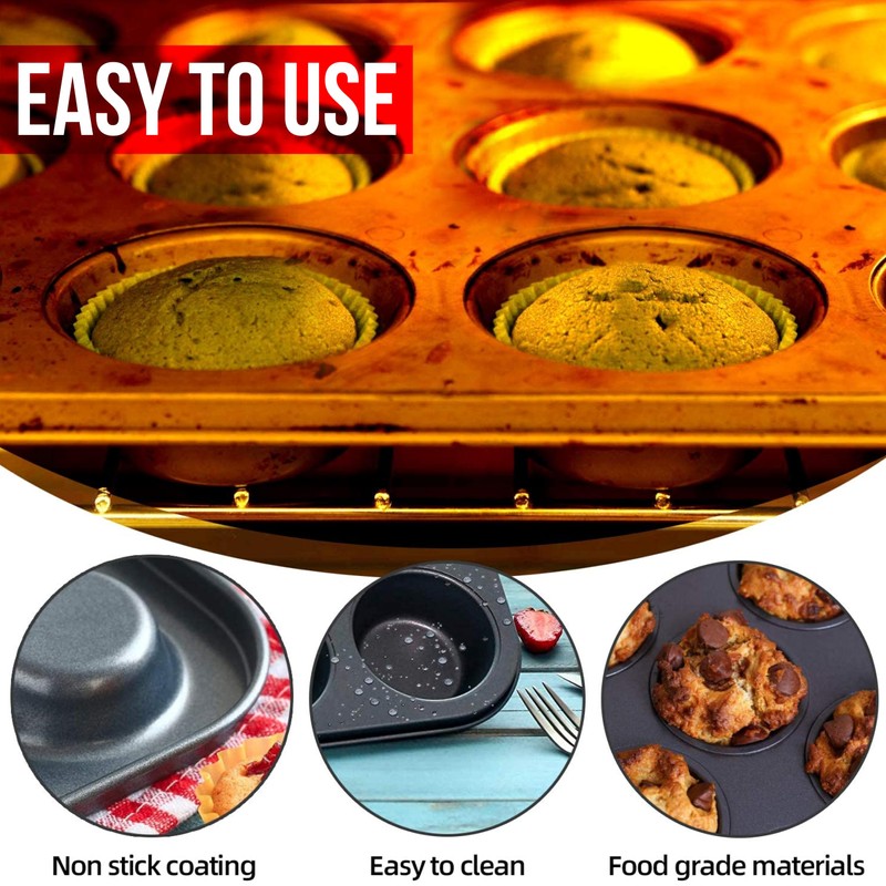 Zuvo Zuvo Nonstick 12 Cup Muffin Tray - BPA Free