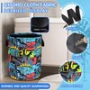 Dinosaur Cartoon Laundry Basket Oxford Cloth Funny Laundry Hamper With