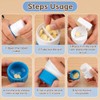 2Pcs Pill Crusher for Tablets, Dual Pill Grinder Set, Medication