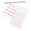 Baluue 2pcs Lash Extension Pallet Professional Eyelash Display Plates for