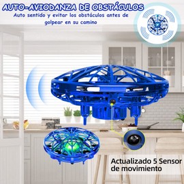 KIDS CHOICE Spinner Volador, Pelota Voladora Juguete para Niños 6+ Años, Flying Ball al Aire Libre, Bola Mágica Recargable con USB, Boomerang Pelota Flotante con LED Luz, Regalo para Cumpleaños