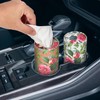 4pack Car Tissues Holder with Facial Tissues Botanical Elegant Floral