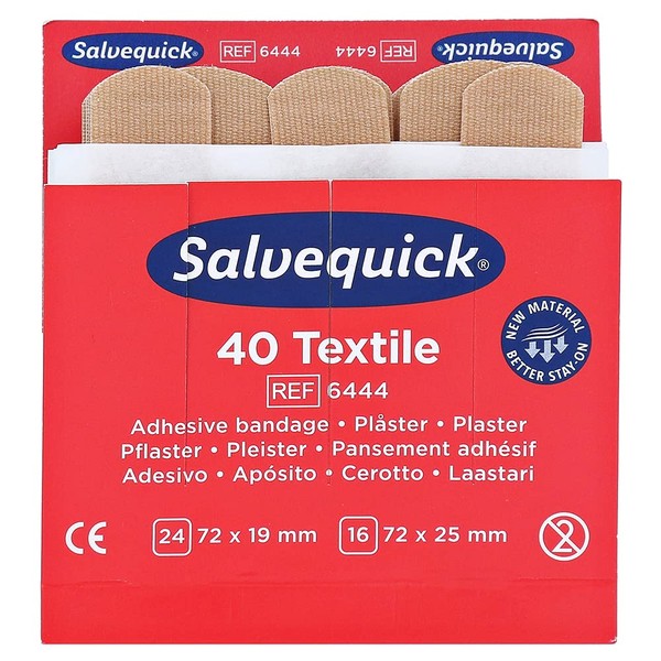 Salvequick Plaster Strips Elastic Refill 6444