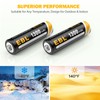 EBL EBL Solar AA Battery Rechargeable Batteries for Outdoor Solar