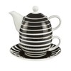 Goebel Stripes - Tea for One Chateau Black and White