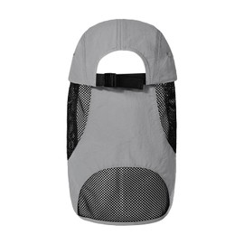 Clape Baseball Cap with Neck Shades Snapback 5 Panel Hat for Men Flat Bill Funny Trucker Hats Running(WBFHB-Gray)