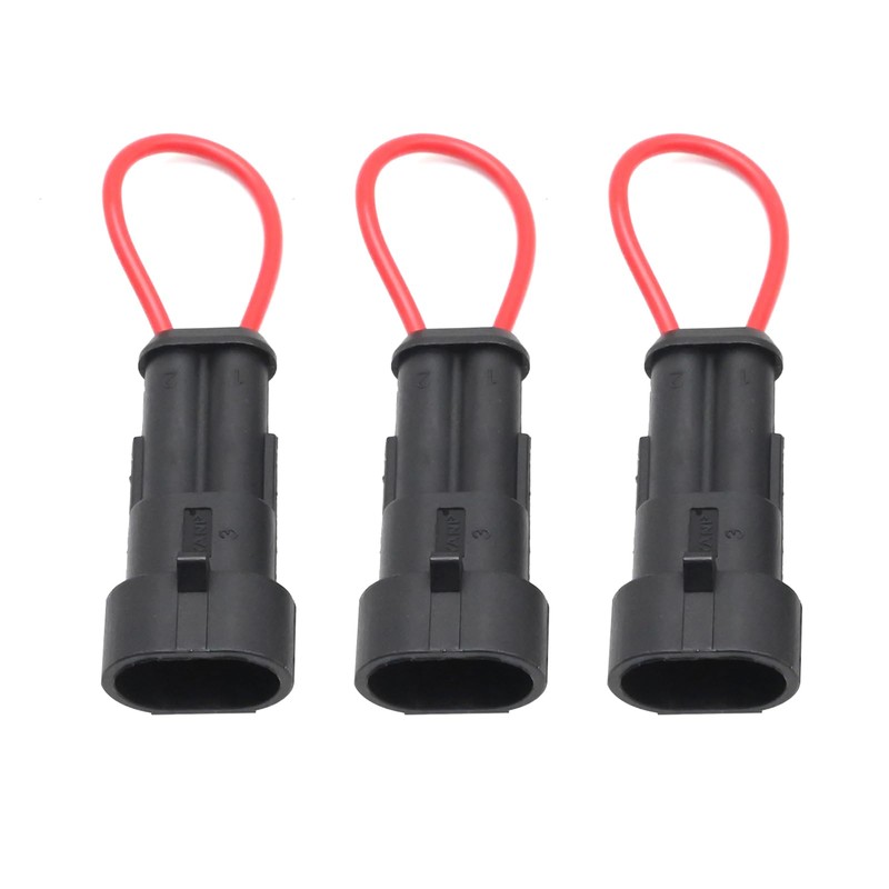 Zreneyfex 3 Pcs Seat Safety Switch Bypass Plug Connectors, Replacement