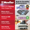 Mueller Vegetable Chopper Mandoline Slicer, Food Veggie Chopper, Cheese Grater,