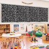 Hahafelt 6 Pcs Composition Notebook Curtains for Classroom Window Curtains