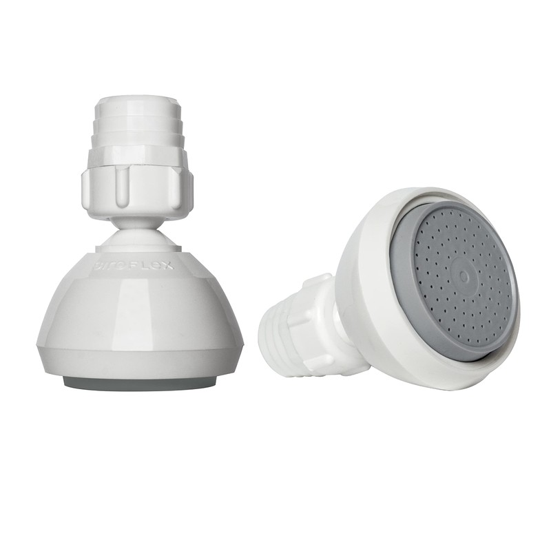 Siroflex Fixed Shower Head, White, Pack of 10, 2760/10, Robust