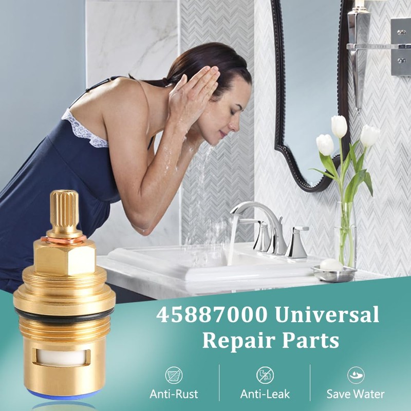 Ceramic Cartridge for Grohe 45887000, Faucet Cartridges Replacement Parts, Bathroom