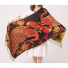 GFM® Pashmina Style Scarf in Peacocks Design (DK1909-KL)