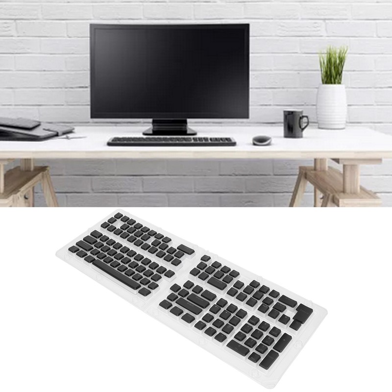Keyboard Keycaps 129 Keys Pudding Transparent OEM Height PBT Two