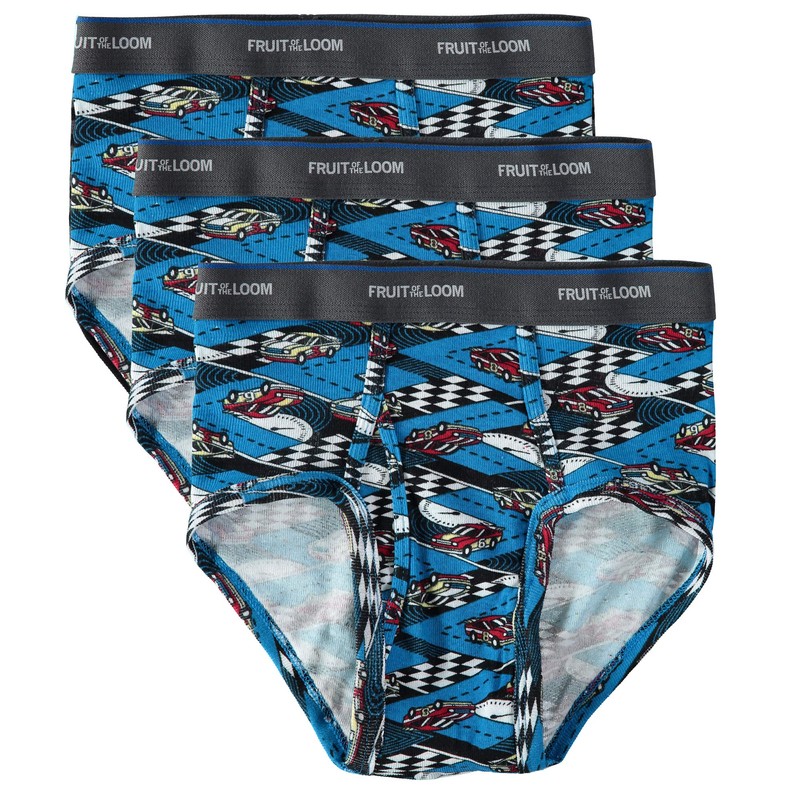 Fruit of the Loom Boys Cotton Brief (Multipack) (Assorted (Pack
