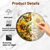2Pcs Stained Window Hanging Sun Catcher Panel Boho Wall Art