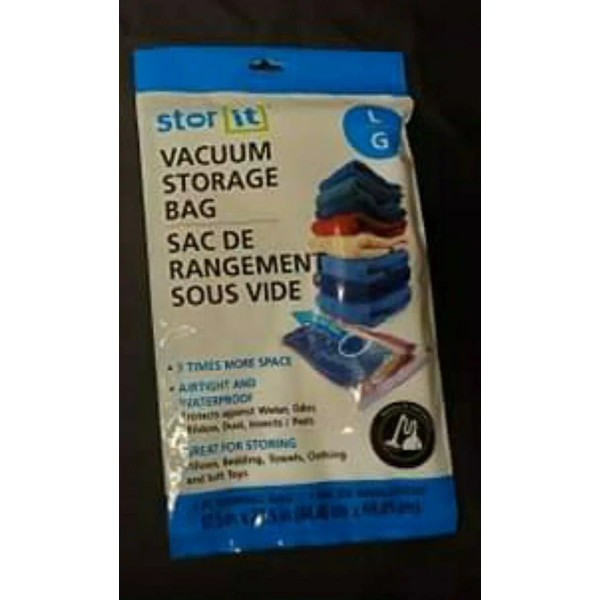 stor it HEAVY DUTY LARGE VACUUM STORAGE BAGS 17.5 x