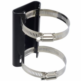 VideoSecu Pole Mount Clamp Bracket for CCTV Security Cameras, Adjustable Diameters 84mm-165mm, Loading Capacity 20 lbs