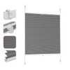 Sekey Pleated Blind, No Drilling Blackout, Window Pleated Blind Klemmfix