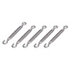 5Pcs Turnbuckle Hook and Eye Wire Rope Tension 304 Stainless