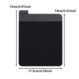 Portable External Hard Drive Carrying Case, Pouch Holder for Computer Accessories, Stick-On Laptop Organizer Storage Pocket for External Hard Drive,Stylus Pens,Wireless Mouse,Cables,Earphones 15PCS