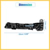 REPAIROCK 1 Pair Left Right Side Car Front Bumper Mounting
