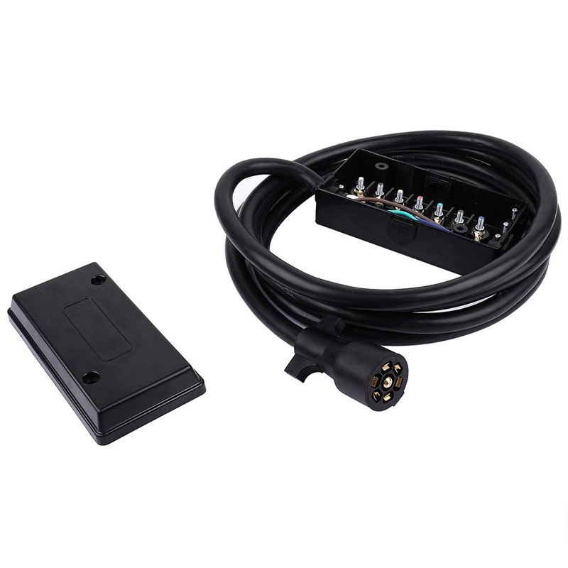cciyu Heavy Duty 7 Way Plug Inline Trailer Cord with