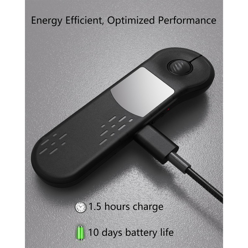 3-Link Air Mouse for PC/iOS/Android with Touchpad, Rechargeable Wireless Presentation