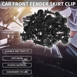 TUCKBOLD Toyota 4Runner 2010-2023 Vehicle Front Fender Skirt Clip Durable No 5216102020 5216116010 | Bumper Push Type Plastic Retainer Rivets Black 40pcs