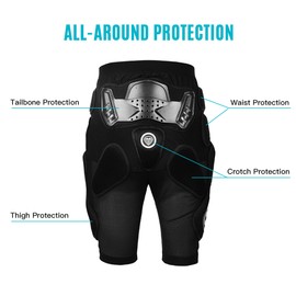Hip Protection Riding Pants Protective Pad Shorts for Motorcycling Mountain Bike Cycle Skiing Skating Snowboarding
