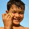 Sun Bum Kids SPF 50 Clear Sunscreen Face Stick Wet