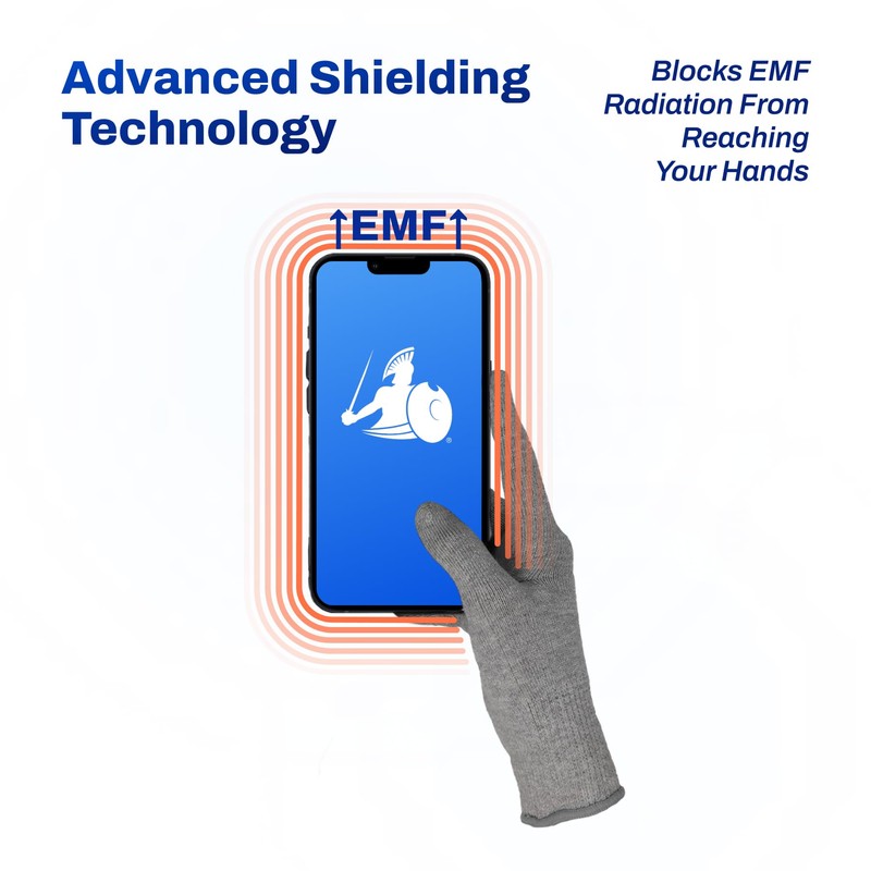 DefenderShield EMF Radiation Protection Gloves – Computer & Cell Phone