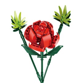 OSDUE Flower Bouquet Building, Artificial Flowers Building Blocks, Flower Bouquet Adult Building Kit Sets, Decorative Home Accessories for Gift, Valentine's Day Idea, Building Bricks ​Construction Set