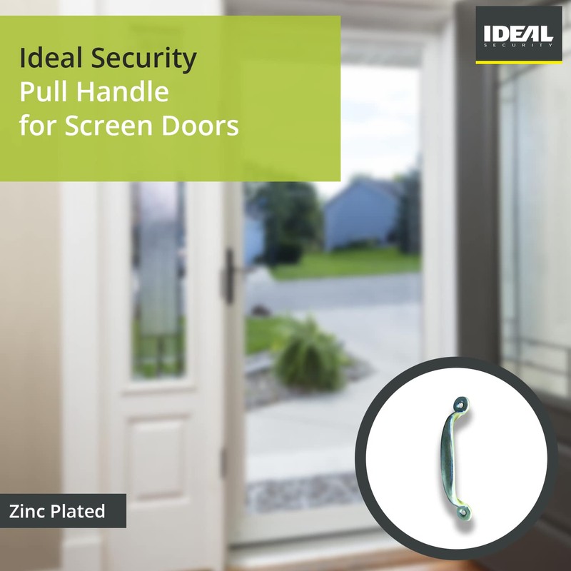 Ideal Security SK1 Spring-Loaded Strike for Fixed Storm Door Latches,