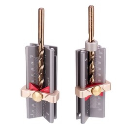 HONGDUI Multifunction 3 in 1 Measuring Gauge Drill Depth Gauge Drill Stop Measure and Drill Point Angle Gauge Grinding Gage