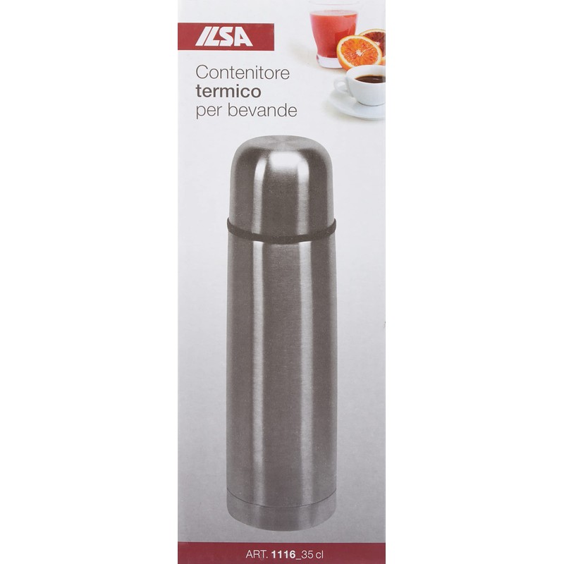 Ilsa Thermoskanne, Legierter Stahl, Mehrfarbig, Taglia unica