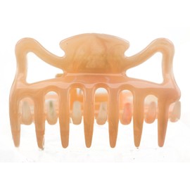 Hair Claws Approx. 6 cm Long in Salmon – Made in Germany – Pack of 2 WeLoveBeads