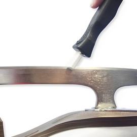 Ice Skate Sharpener 2 Pcs, Hockey Skate Sharpening Tool, Handheld Ice Skate Edge Blade Sharpener Stone ​Winter Sports Gear