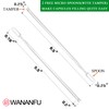 WANANFU Size 00 Empty Capsules Vegetarian (100 Count) Bundle with