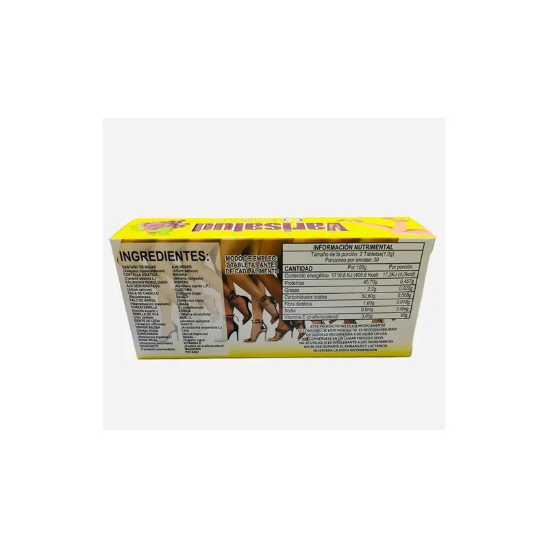 Varisalud Y Aguaje Peruano Con 60 Tabs De 500 Mg