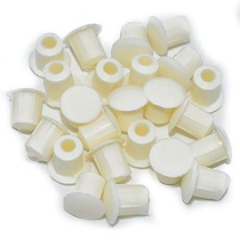 M5 (5mm) Drill Hole Cover CAPS - Blanking Furniture Kitchen Cabinet Shelf (Bone Cream, 50)