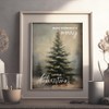 Have Yourself A Merry Little Christmas Print, Retro Lighted Winter